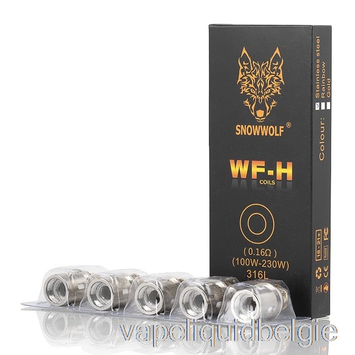 Vape Vloeibare Sneeuwwolf Wolf Wf Vervangende Spoelen 0.16ohm Wf-h Spoelen (roestvrij Staal)